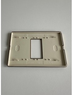 Placa mágica Bticino 1p bronce 503/1A/BR para soportes 503sa 2